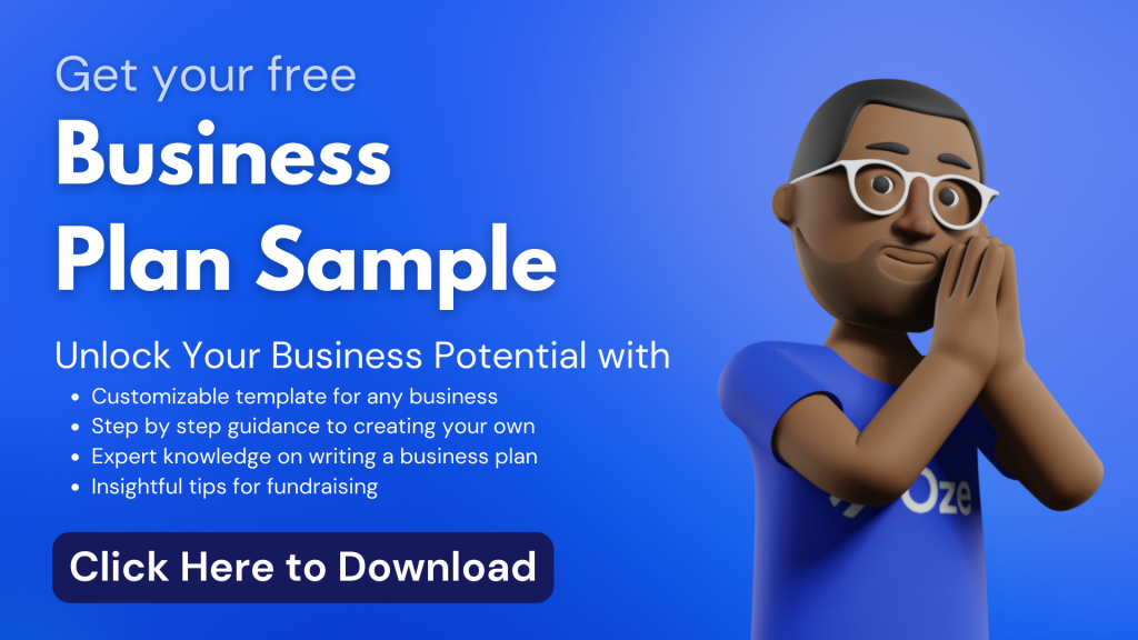 Download Oze's Sample Business Plan